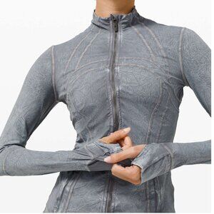 Lululemon Define Jacket *Ice Dye Ice Wash Asphalt Grey size 8